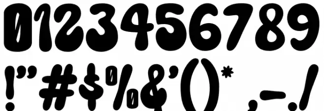 Kidsband Regular Font OTHER CHARS
