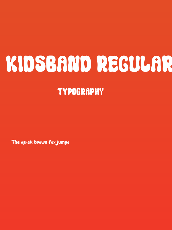 Kidsband Regular Poster