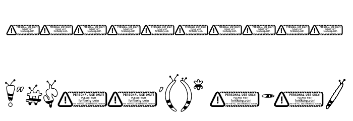 Kidsbee Font OTHER CHARS