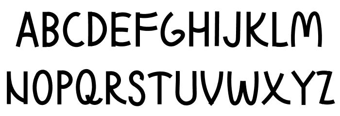 Kidsbro Font LOWERCASE