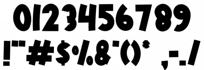Kidsco Font OTHER CHARS