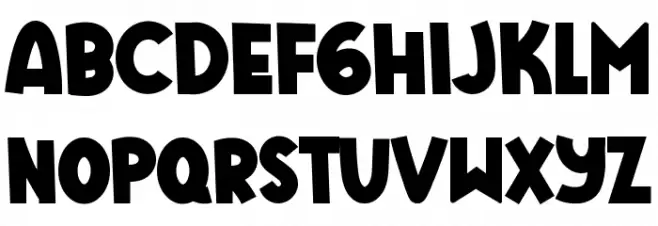 Kidsco फ़ॉन्ट लोअरकेस