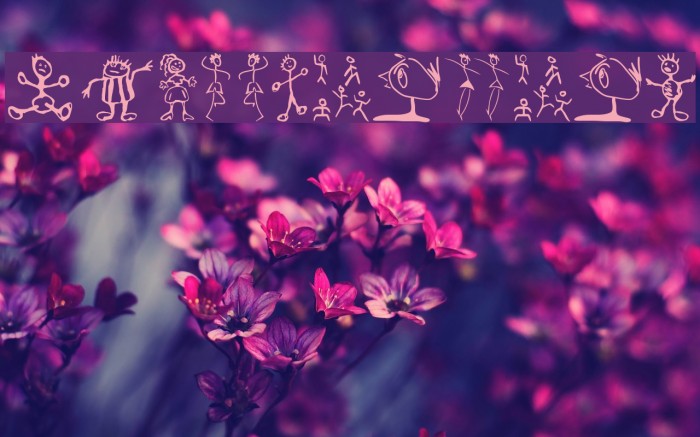 Kidsfontone Font examples