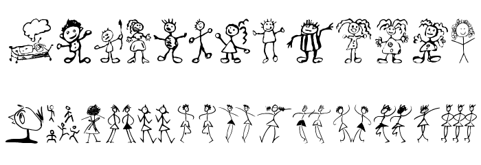 Kidsfontone Font LOWERCASE