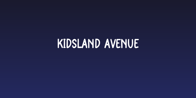 Kidsland Avenue Social Header