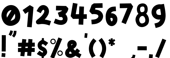 Kidspace-DEMO Font OTHER CHARS