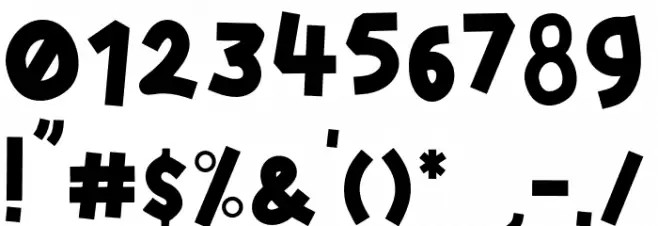 Kidspace-DEMO Font OTHER CHARS