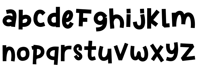 Kidspace-DEMO Font LOWERCASE