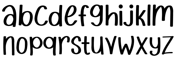 Kidstar Regular Font LOWERCASE