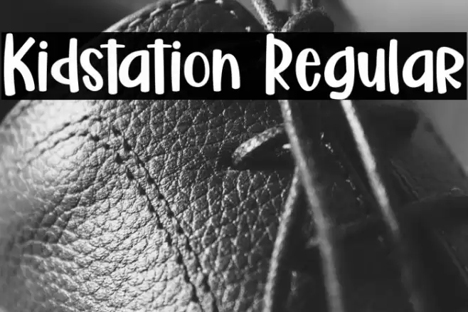 Kidstation Regular Font examples
