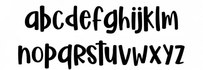 Kidstation Regular Schriftart Kleinbuchstaben