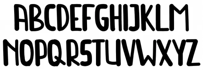 Kidstime Schriftart Groß