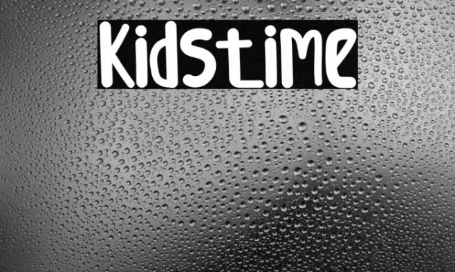Kidstime Font examples