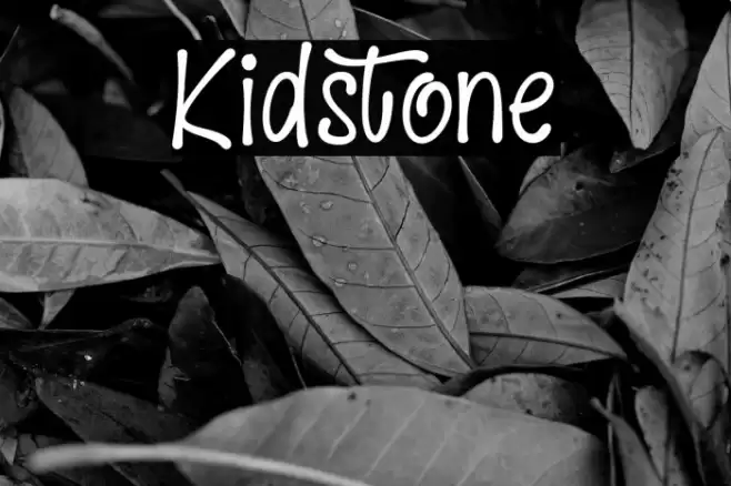 Kidstone Font examples