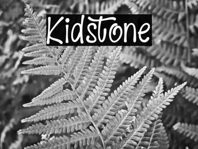 Kidstone Font examples