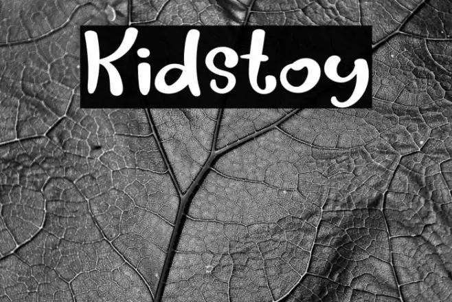 Kidstoy Font examples