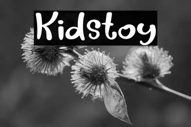 Kidstoy Font examples