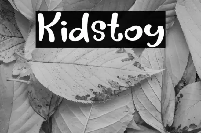 Kidstoy Font examples