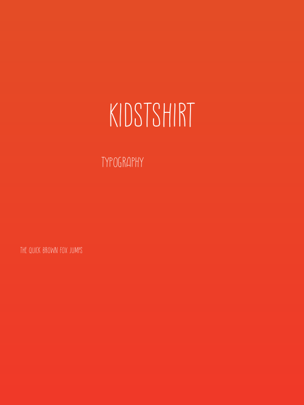Kidstshirt Poster