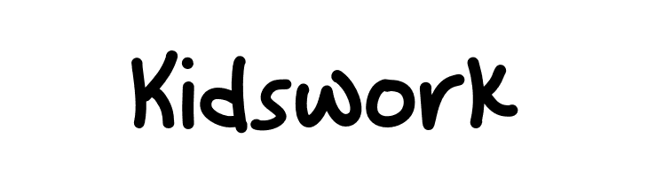 Kidswork  नि: शुल्क फ़ॉन्ट्स डाउनलोड