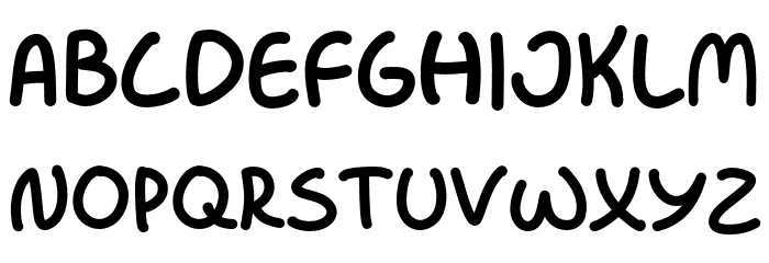 Kidswork Caratteri MAIUSCOLE