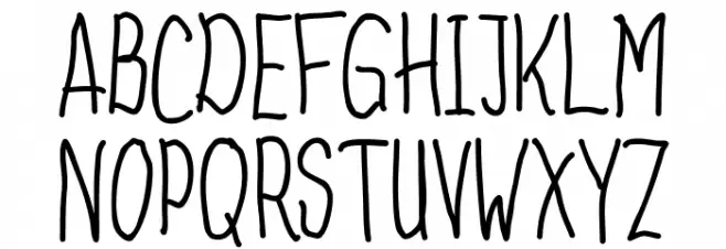 Kidtype Шрифта ВЕРХНИЙ
