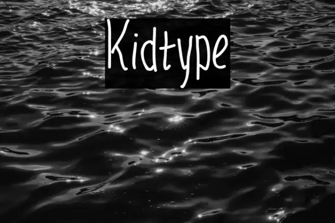 Kidtype Font examples
