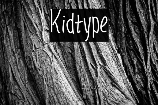 Kidtype Font examples