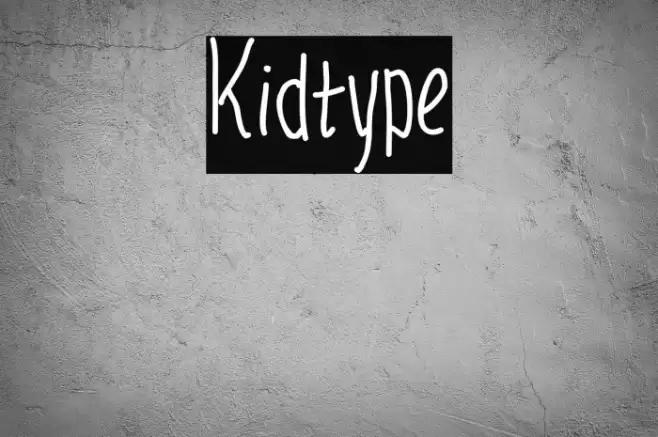 Kidtype Font examples