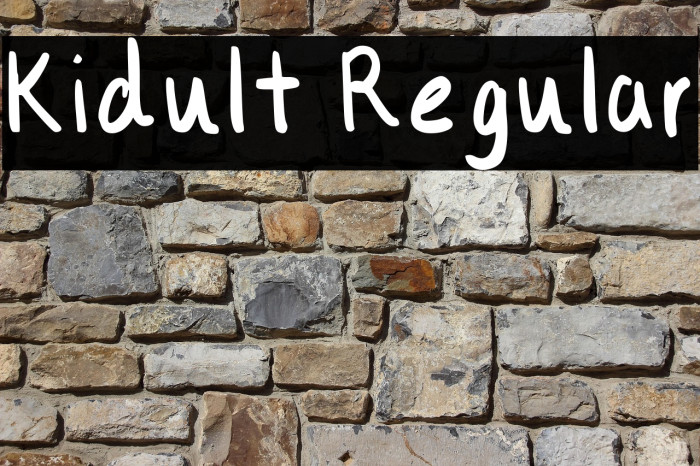 Kidult Regular Example 2