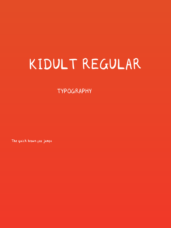 Kidult Regular Poster