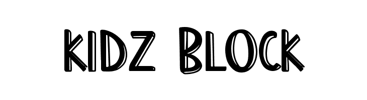 Kidz Block フォント