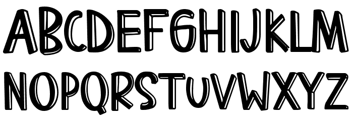 Kidz Block Font UPPERCASE