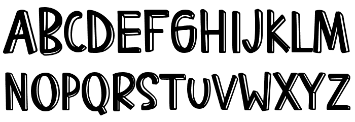 Kidz Block Font LOWERCASE