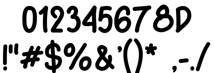 Kidz Zone_Demo Font OTHER CHARS
