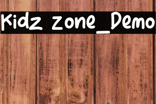 Kidz Zone_Demo Example 1