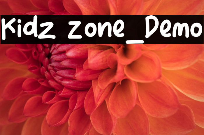 Kidz Zone_Demo Example 3