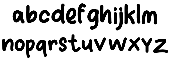 Kidz Zone_Demo Font LOWERCASE