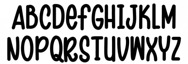 Kidz_Demo Schriftart Groß