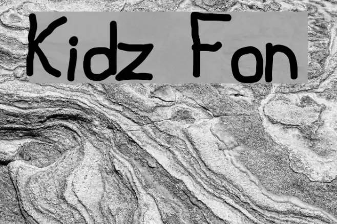 Kidz Font examples