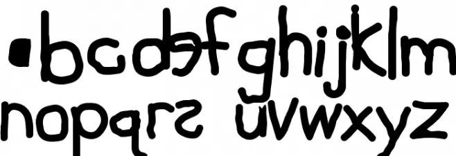 Kidz Font LOWERCASE