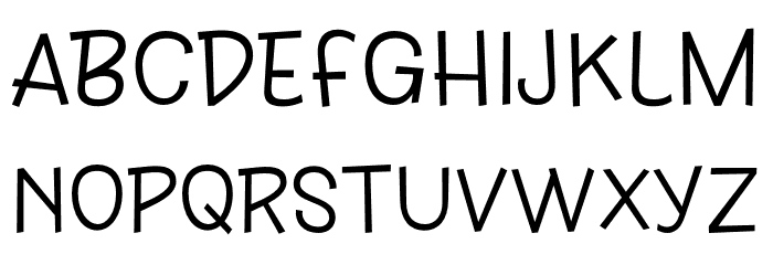 Kidzhood Arabic DEMO Light フォント 大文字
