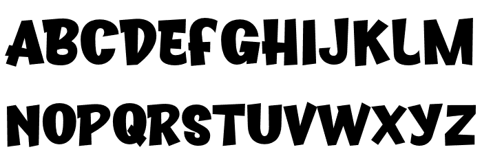 Kidzhood DEMO Black Font UPPERCASE