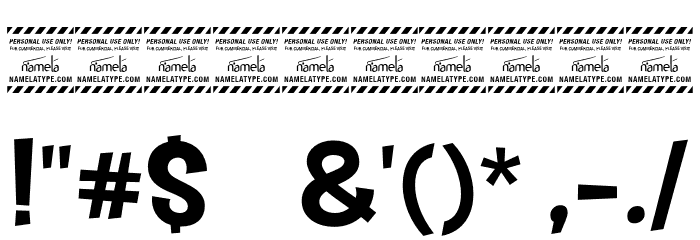 Kidzhood DEMO Bold Font OTHER CHARS