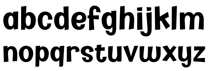Kidzhood DEMO Bold Font LOWERCASE