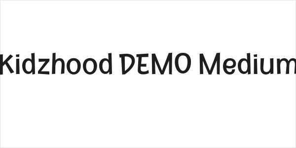 Kidzhood DEMO Medium Logo