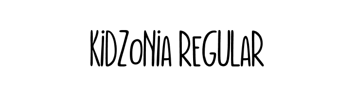 Kidzonia Regular  les polices de caractères gratuit tlcharger