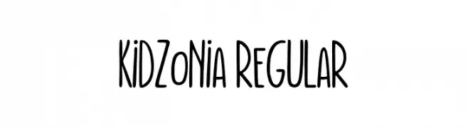 Kidzonia Regular  Frei Schriftart Herunterladen