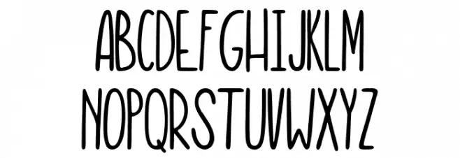 Kidzonia Regular Font UPPERCASE