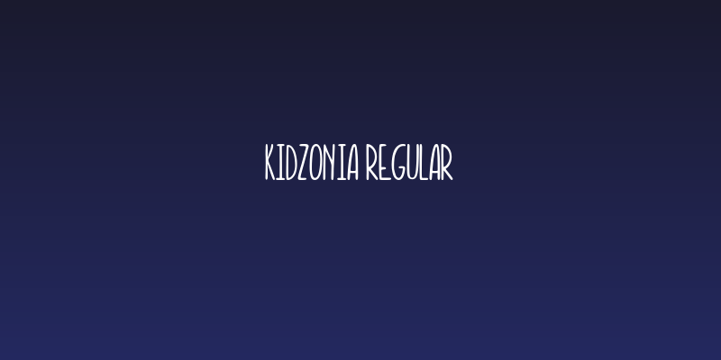 Kidzonia Regular Social Header